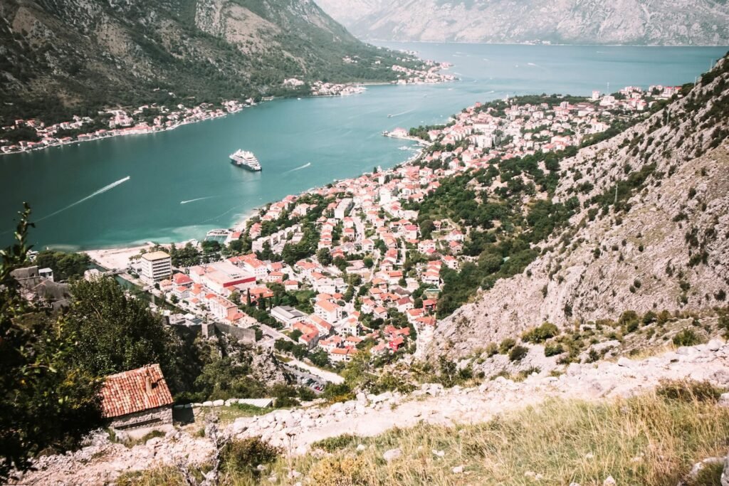 bay of kotor in summer