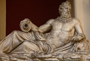 statue of neptune at capitoline rome italy