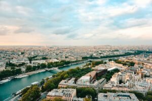 panoramic view of city of paris